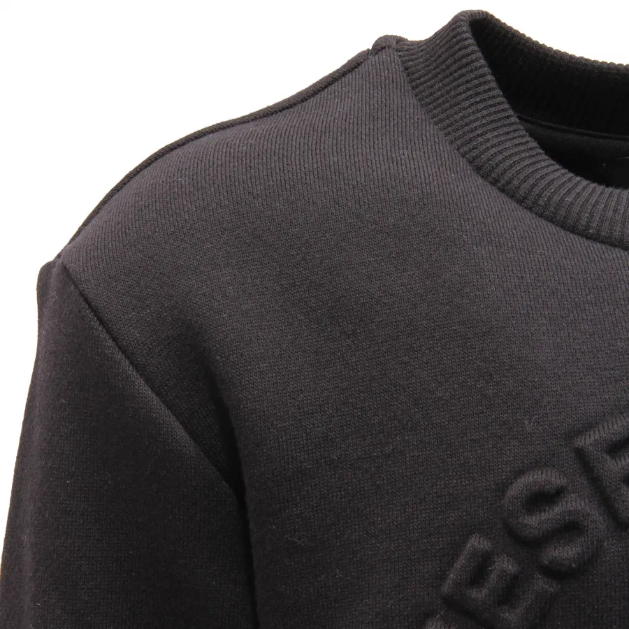1794AN felpa bimbo DIESEL boy kids sweatshirt black