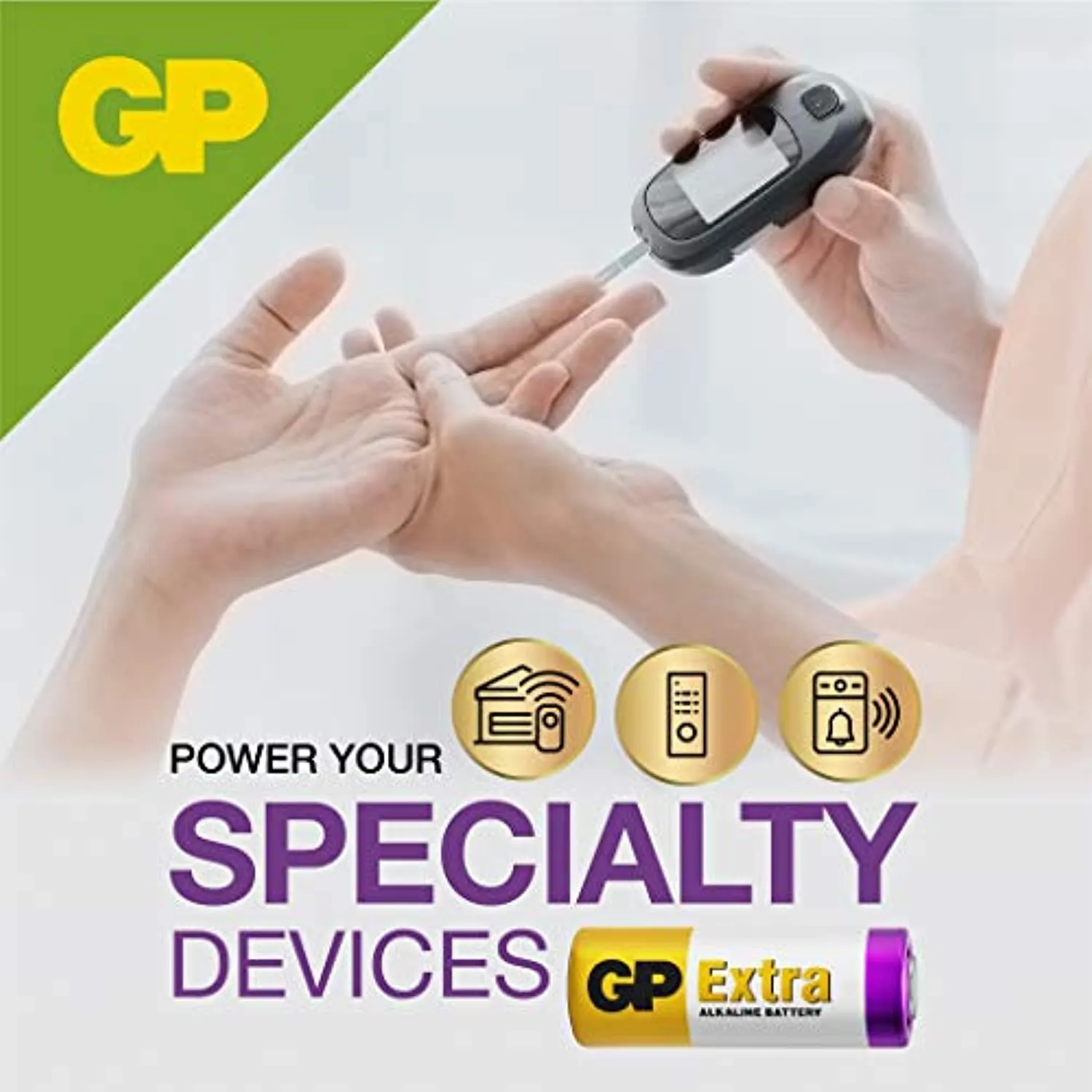23A 12V - Set da 10 Batterie | GP Extra | Pile Alcaline Specialistiche 23 A / MN21 /A23 - Lunga Durata