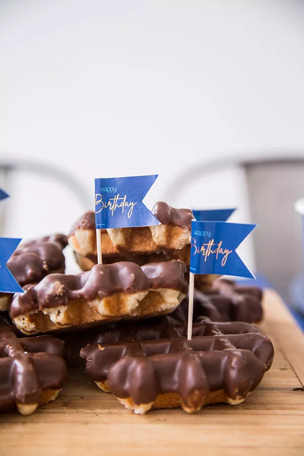 36 stuzzicadenti 50° compleanno blu