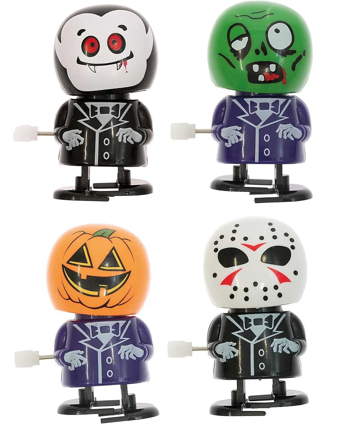 4 mostri di Halloween da caricare fino a 6 cm