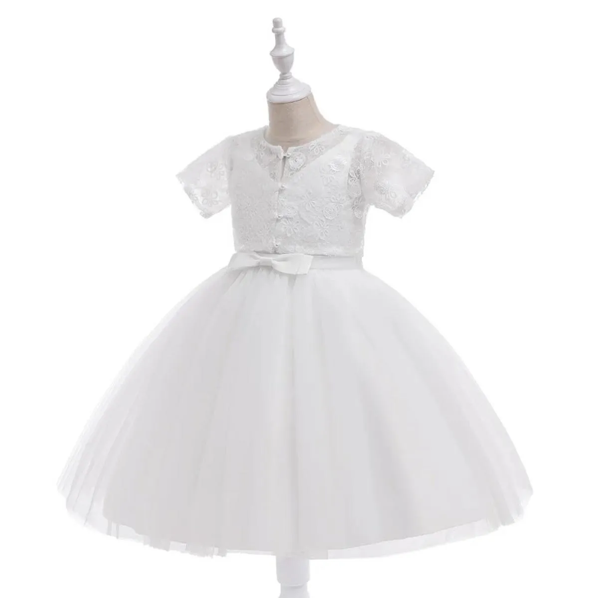 Abito da bambina a fiori per bambini, damigella d'onore, abiti da sposa, per bambini, abiti da ballo di Natale, per ragazze, bou