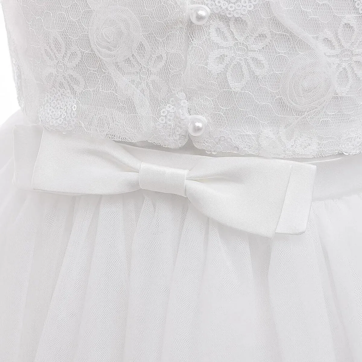 Abito da bambina a fiori per bambini, damigella d'onore, abiti da sposa, per bambini, abiti da ballo di Natale, per ragazze, bou