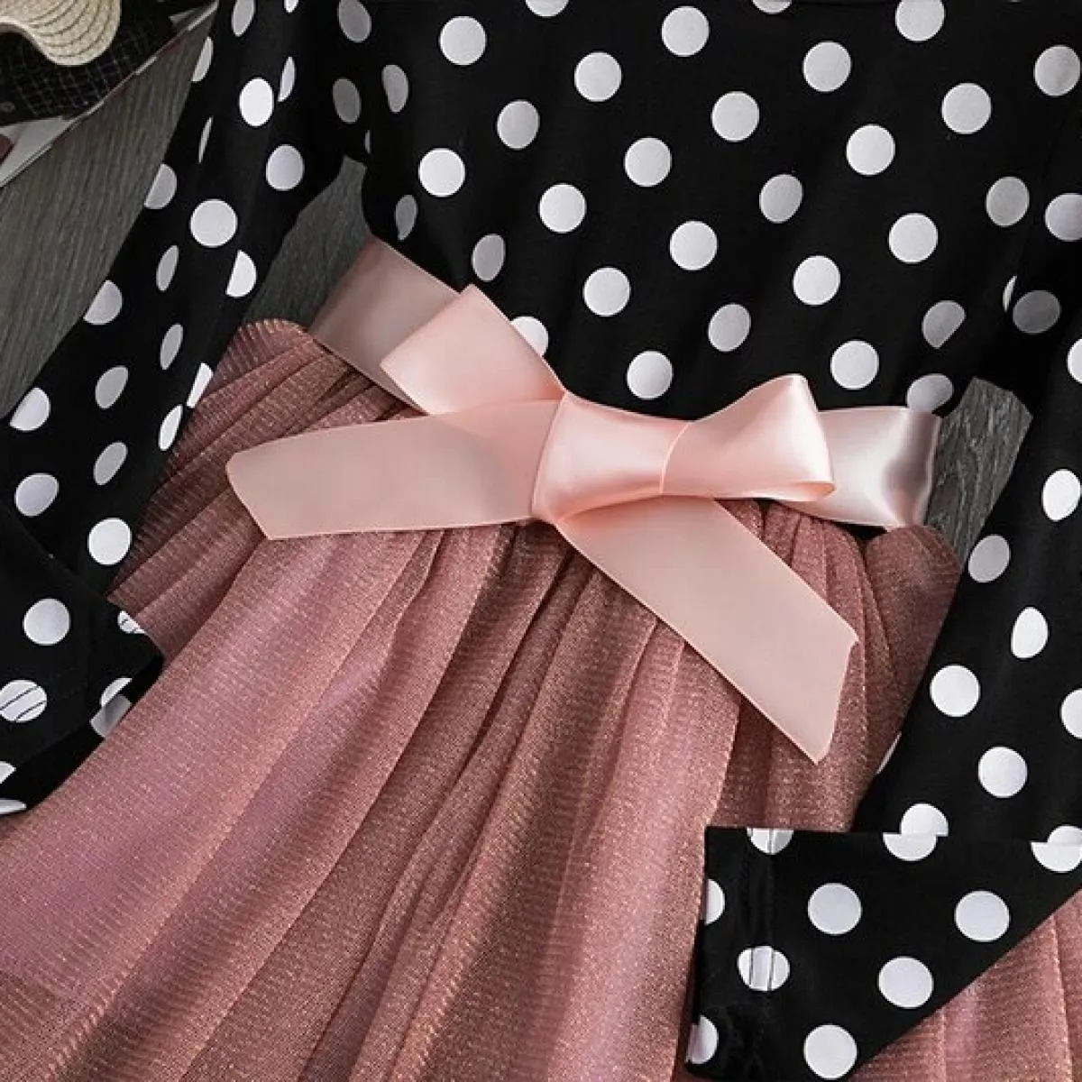 Abito per ragazze Abbigliamento per bambini Autunno Inverno Abito a maniche lunghe Abito per festa di compleanno Gonna soffice a