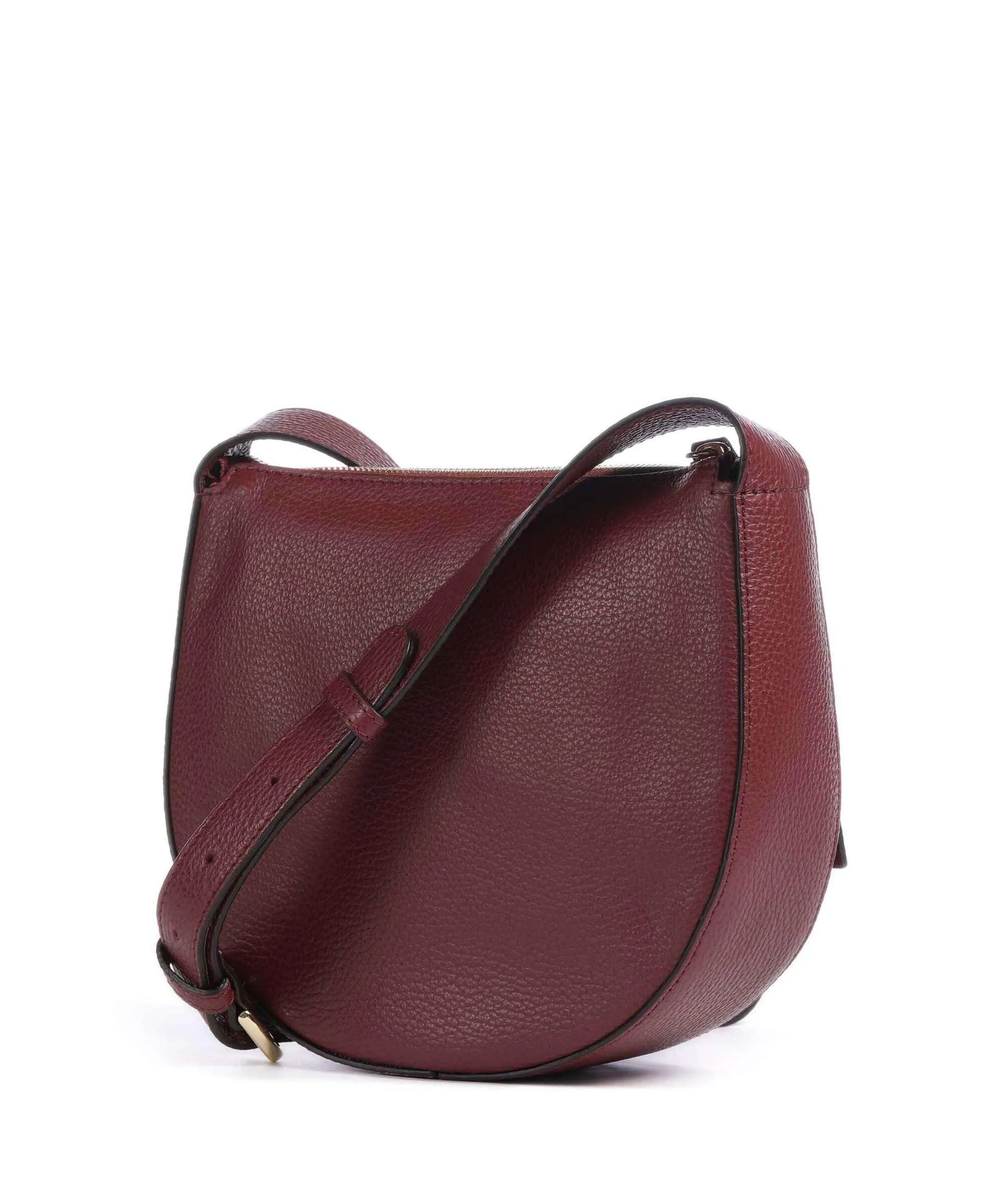  Abro Adria Lulu Borsa a tracolla pelle di vacchetta grana rosso bordò  