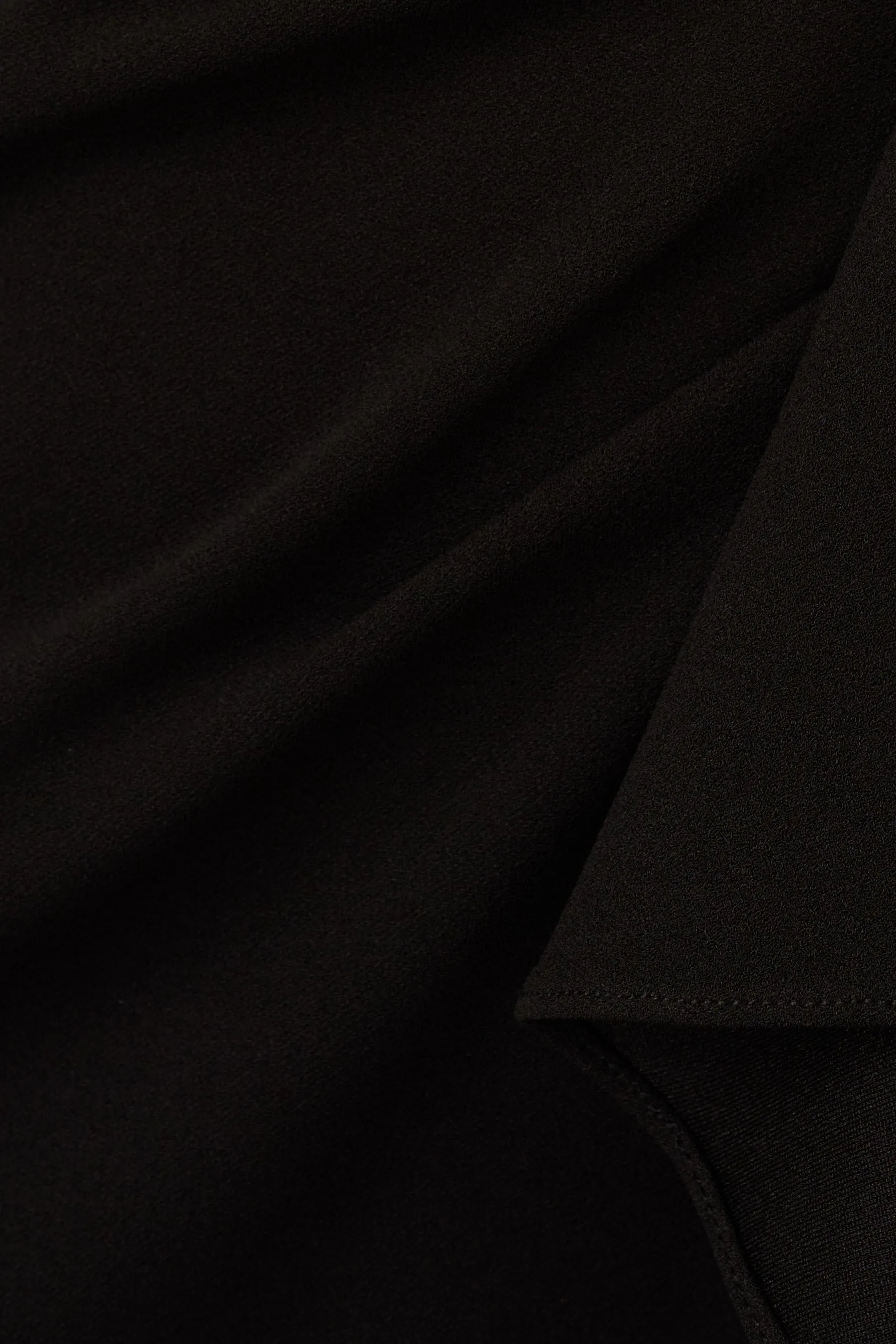 Adrianna Papell Ruches - con scollo all'americana Nero in crêpe - Vestaglia
