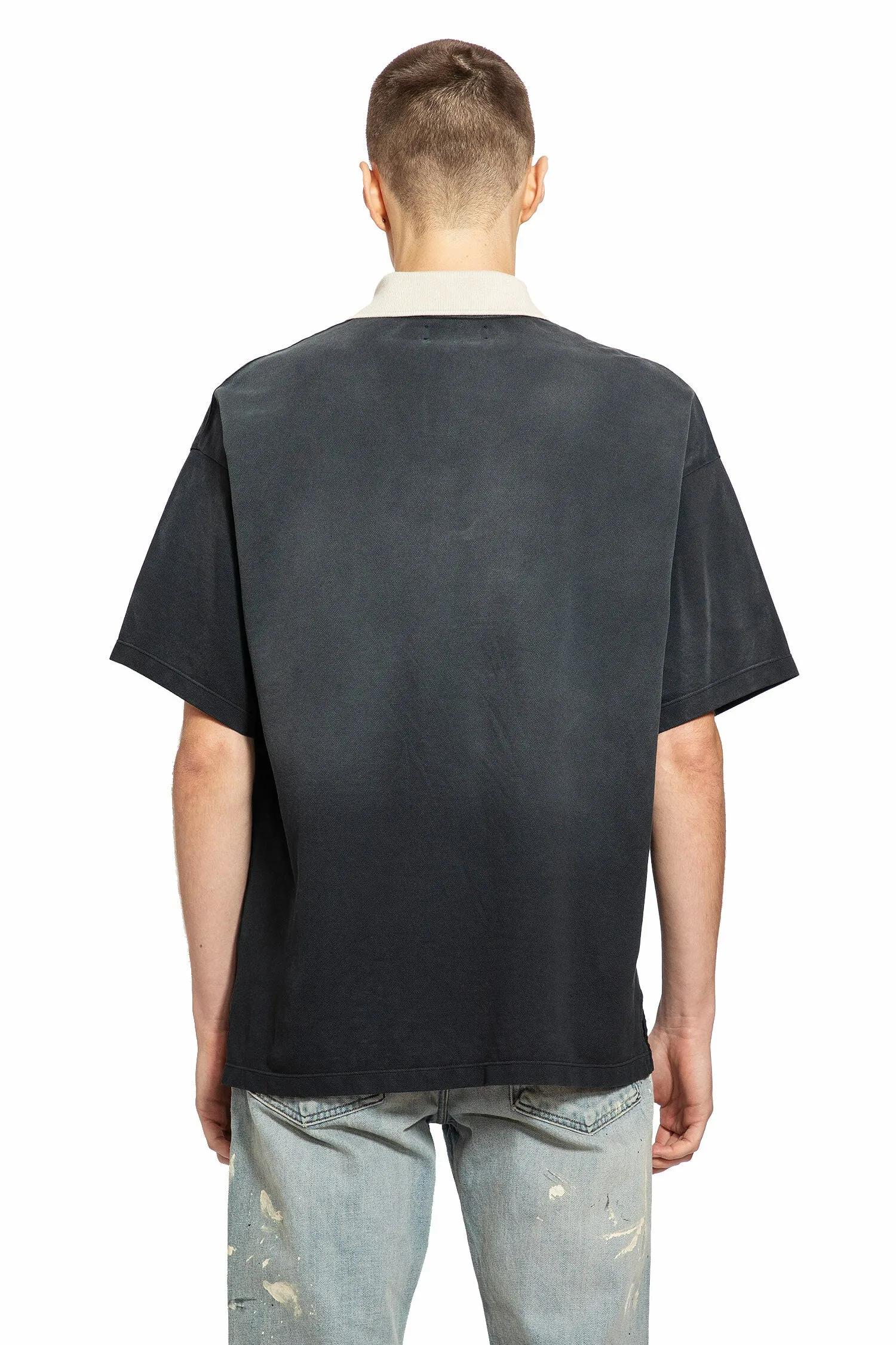 amiri  vintage oversized polo t-shirt 