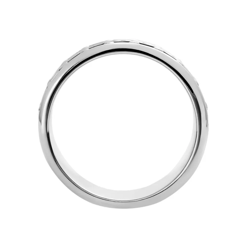 Anello Fascia Gentleman Argento Rodiato 925/1000 1681466