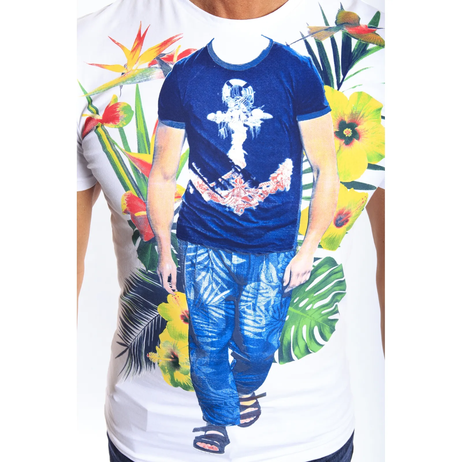 ANTONY MORATO T-shirt con stampa BIANCO MMKS00619