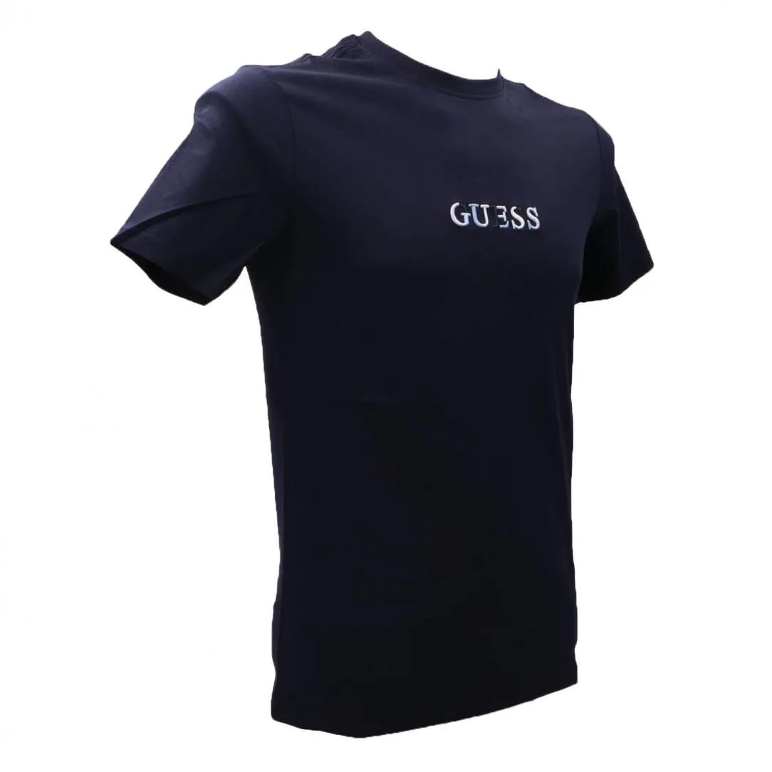 AOP MULTICOLOR TEE Blu