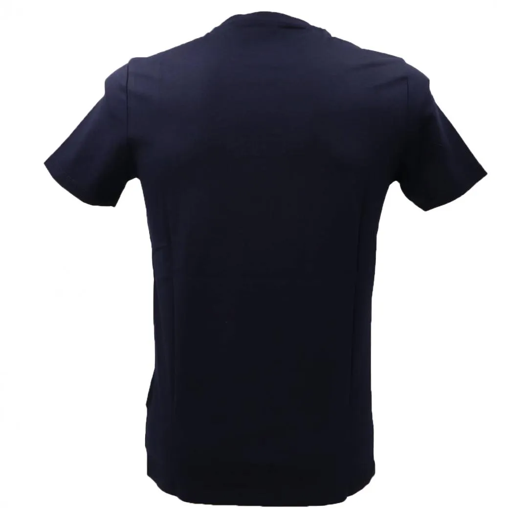 AOP MULTICOLOR TEE Blu