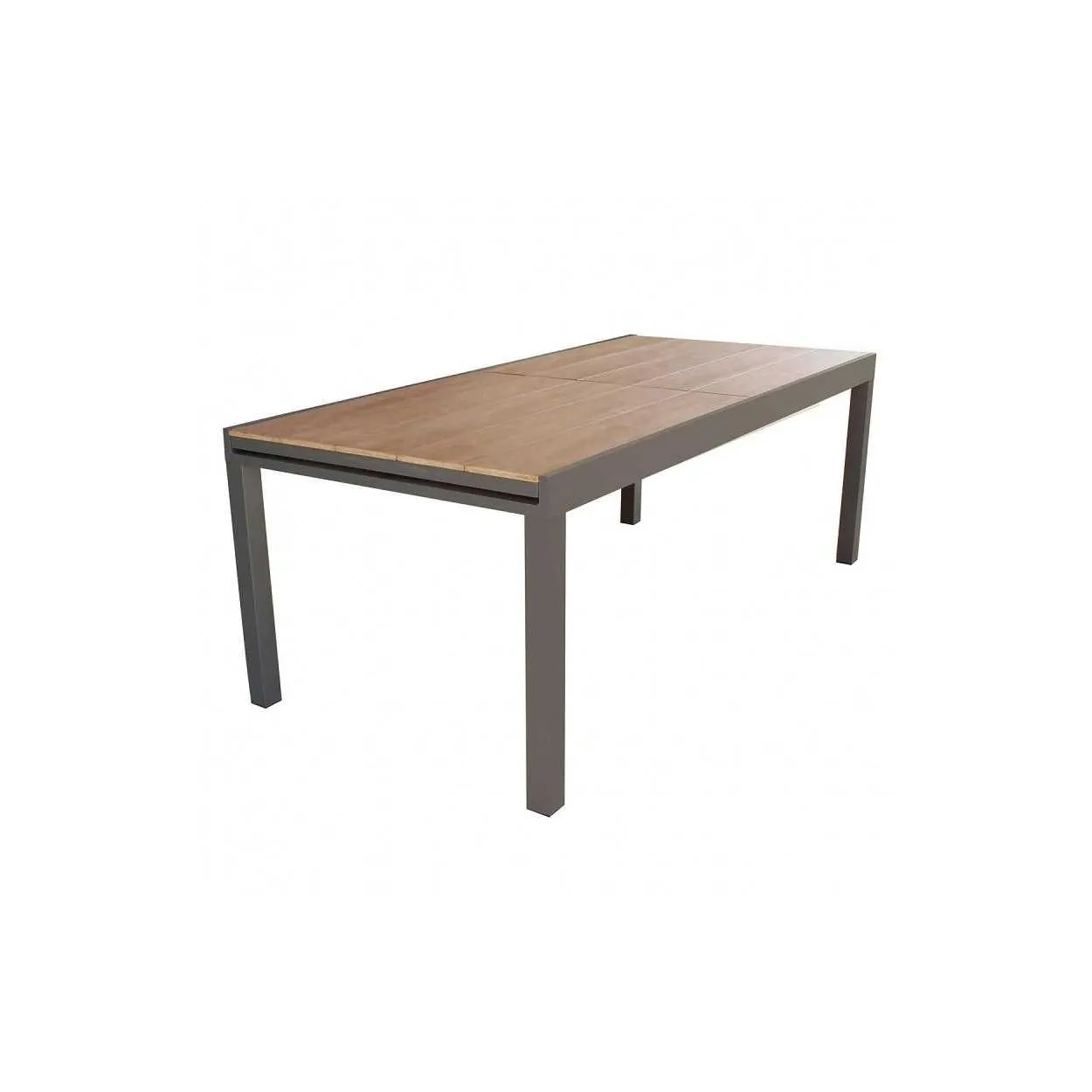 Arredo giardino tavoli da esterno in alluminio e ripiano poliwood Cayman 160/240 X 95