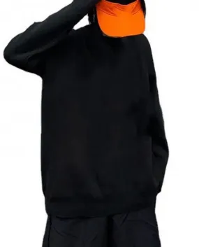 Autunno Inverno Uni Maglione Punk Gotico Manica Lunga O Collo Casual Allentato