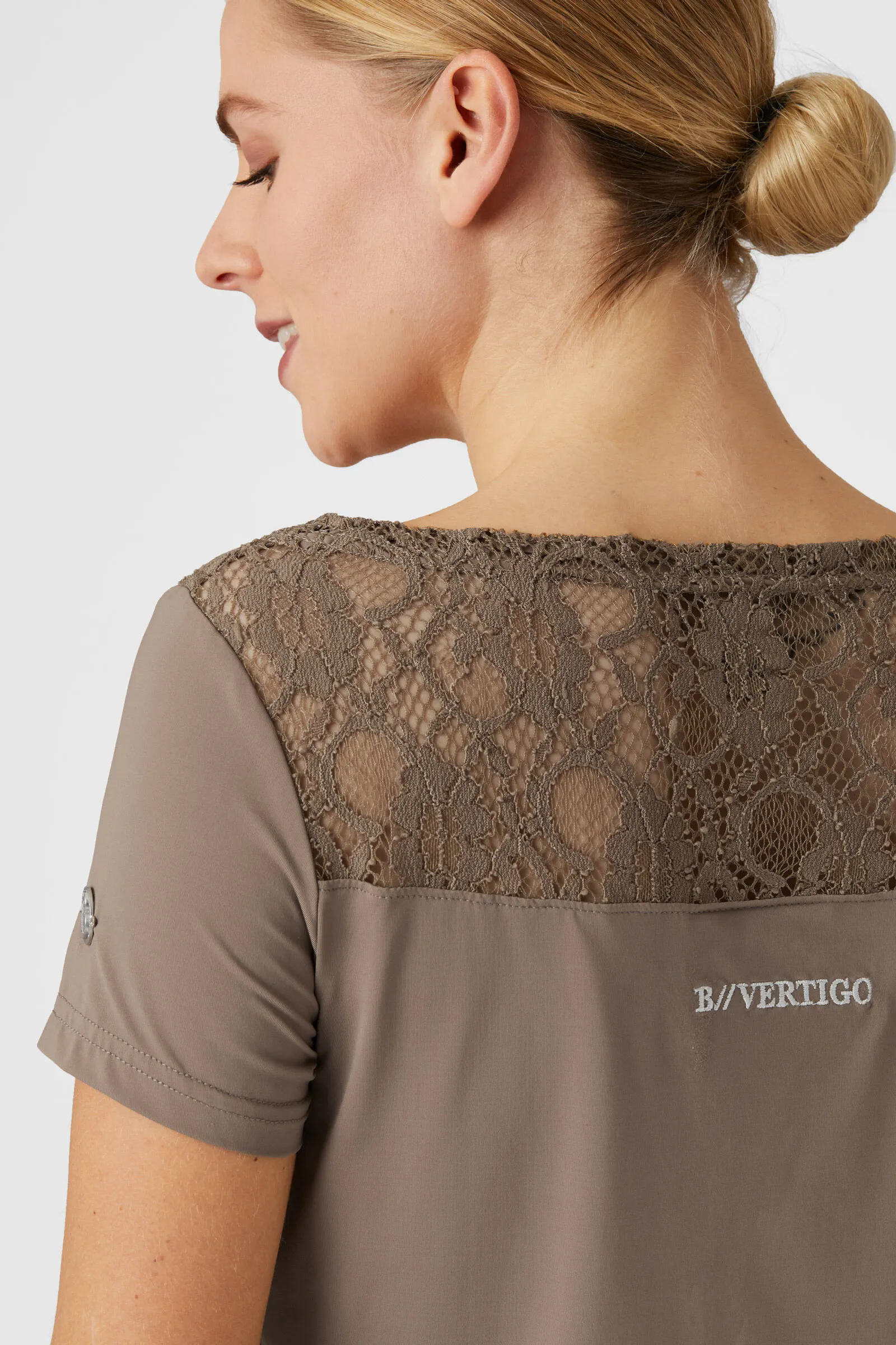 B Vertigo Natalia T-shirt in pizzo da donna