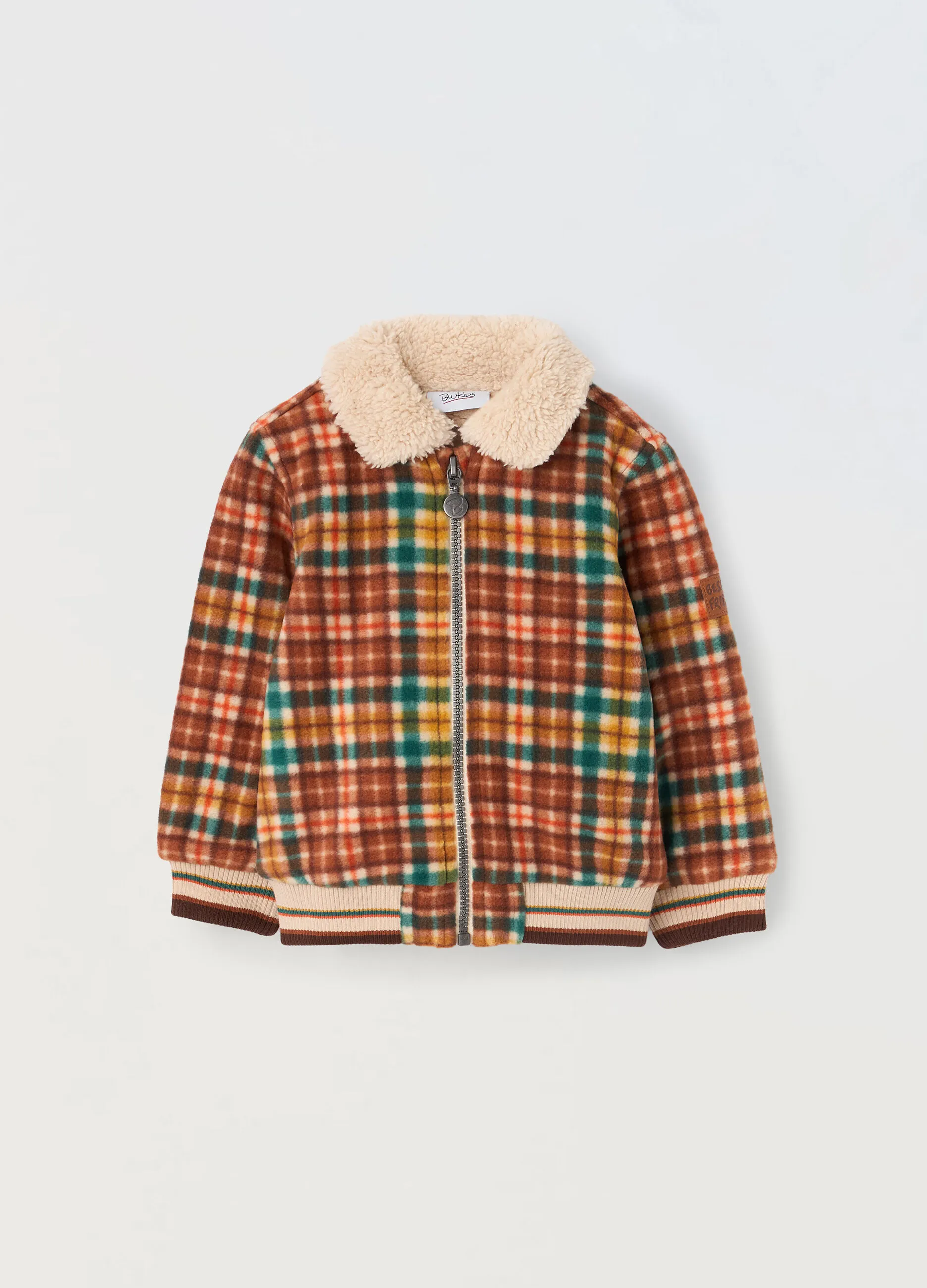 BLUKIDS  Giubbino a quadri multicolor neonato