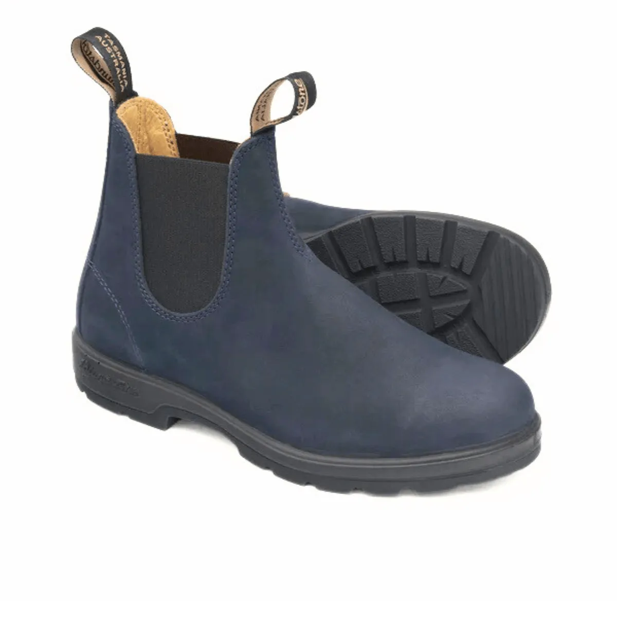 BLUNDSTONE BEATLES UOMO 1940 NABUK BLU  