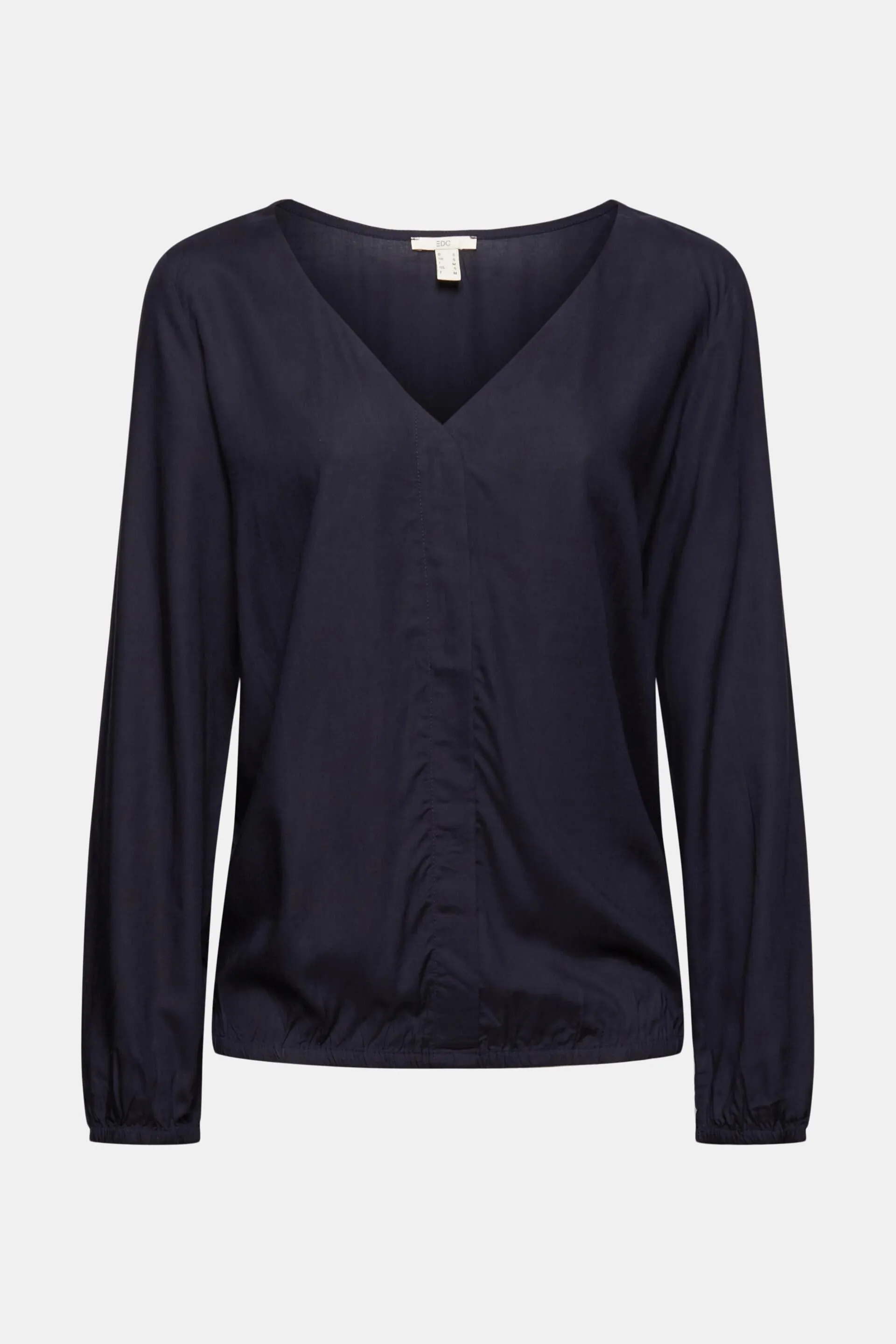 Blusa con scollo a V in LENZING™ ECOVERO™