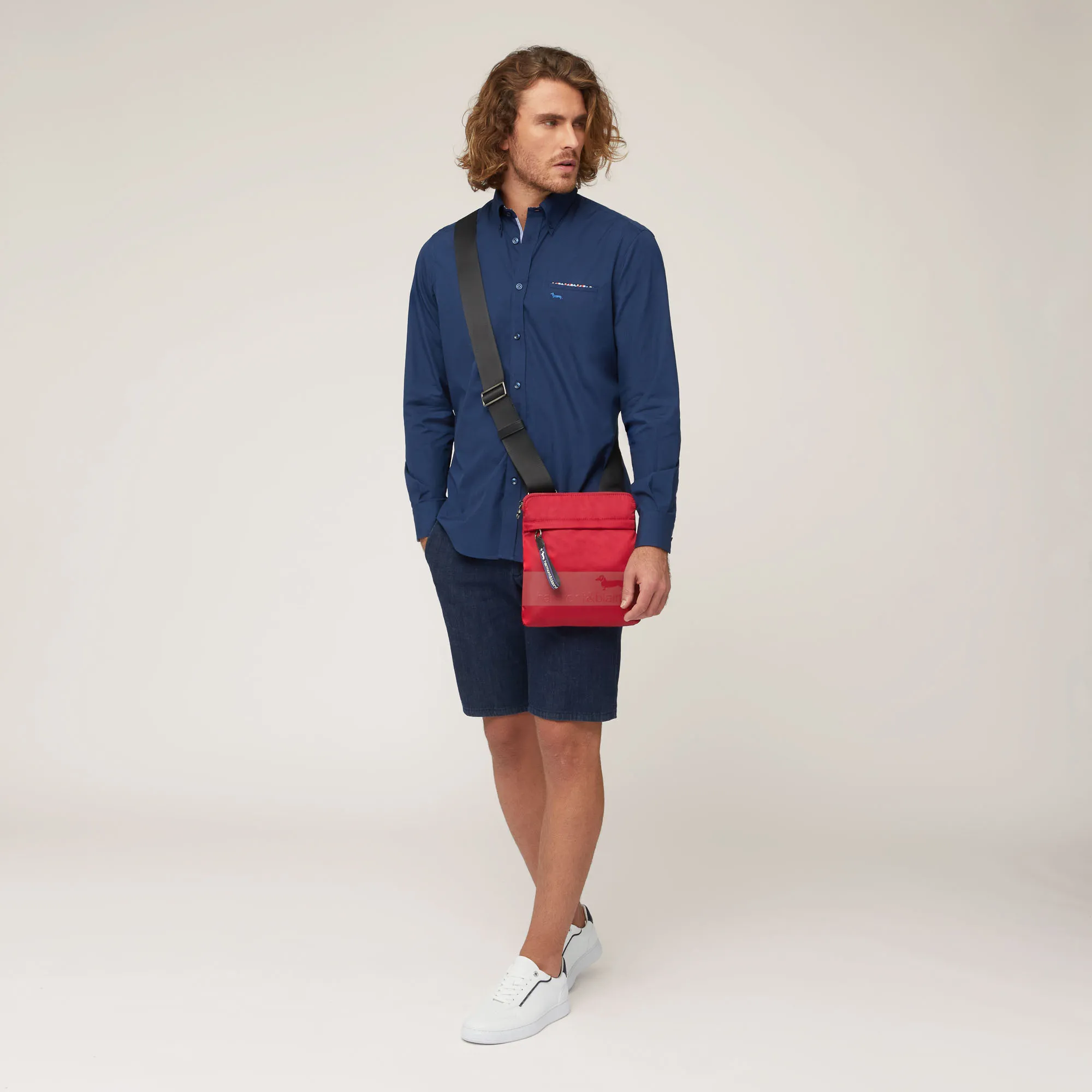 Borsa A Tracolla Con Logo