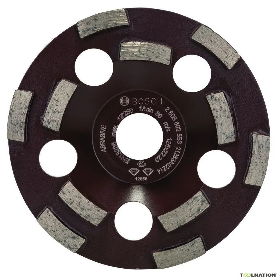 Bosch Professional Accessori 2608602553 Mola diamantata Expert per abrasivo 125 x 22,23 x 4,5 mm