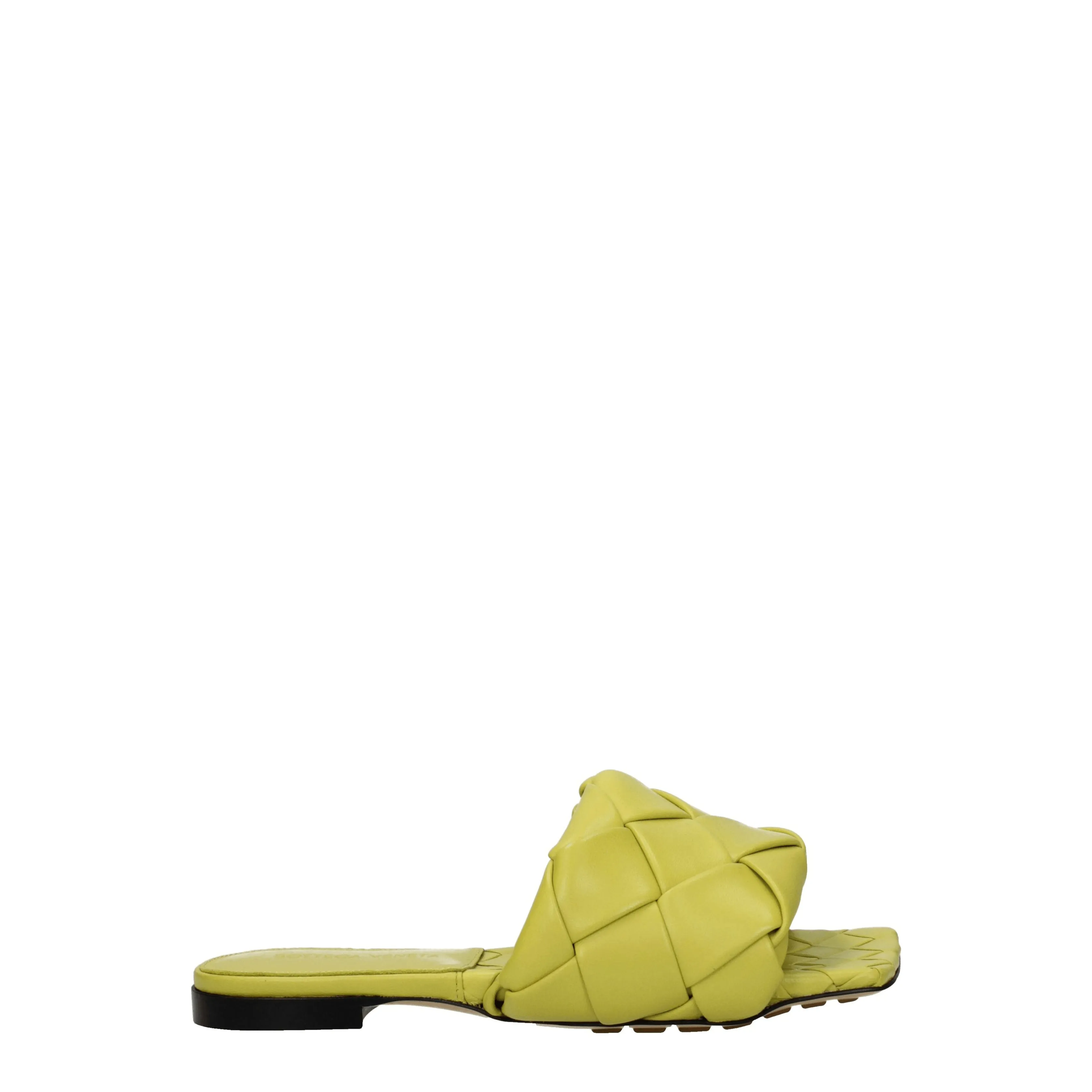Bottega Veneta Ciabatte e Zoccoli Donna Pelle Verde/Verde Acido