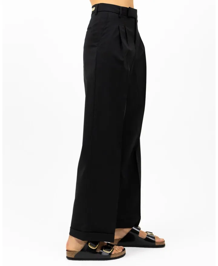 Briglia Genderless - Pantalone Nero in Lana Donna