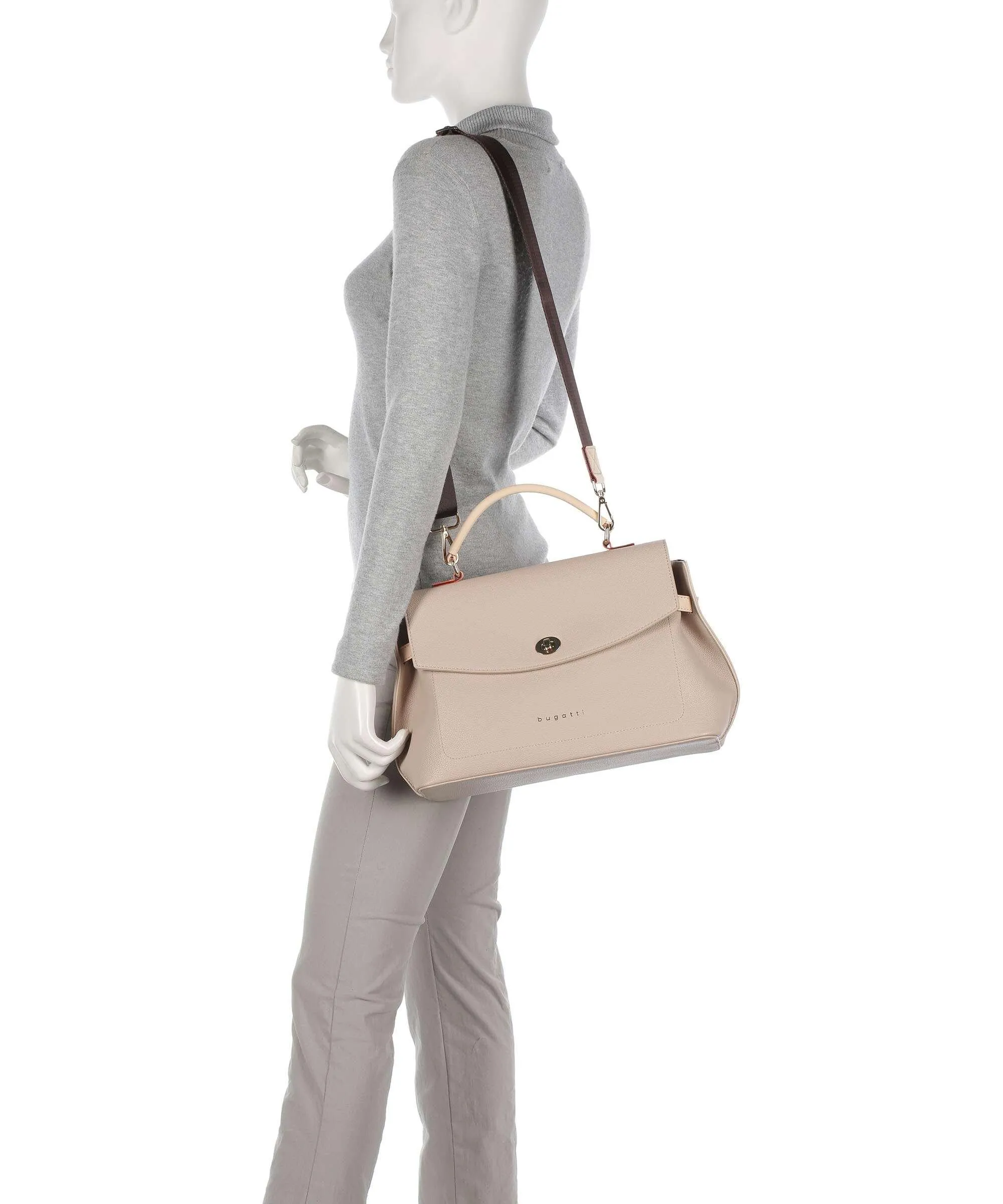  Bugatti Ella Borsa a mano pelle sintetica beige  