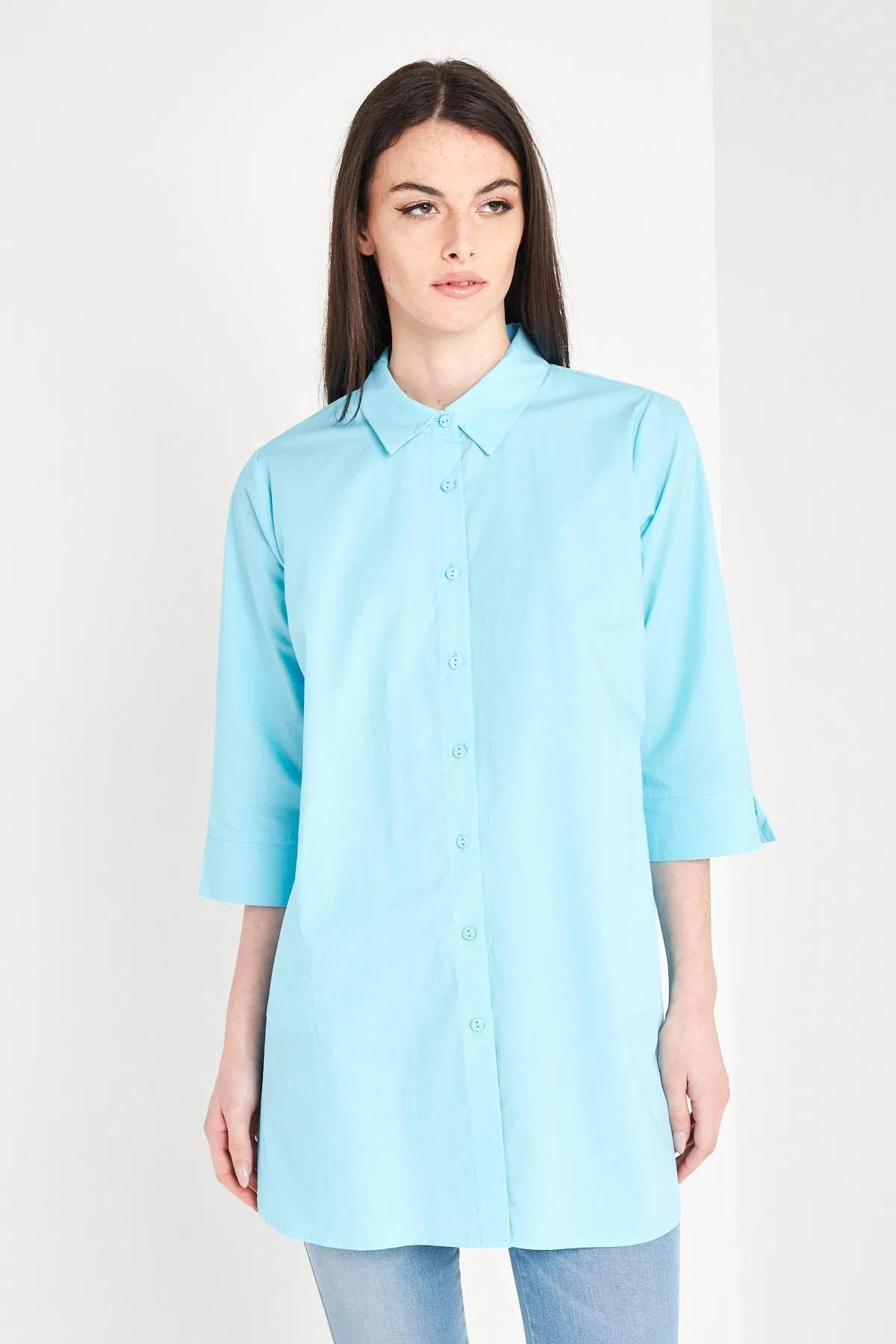 Camicia con tasche ACQUA