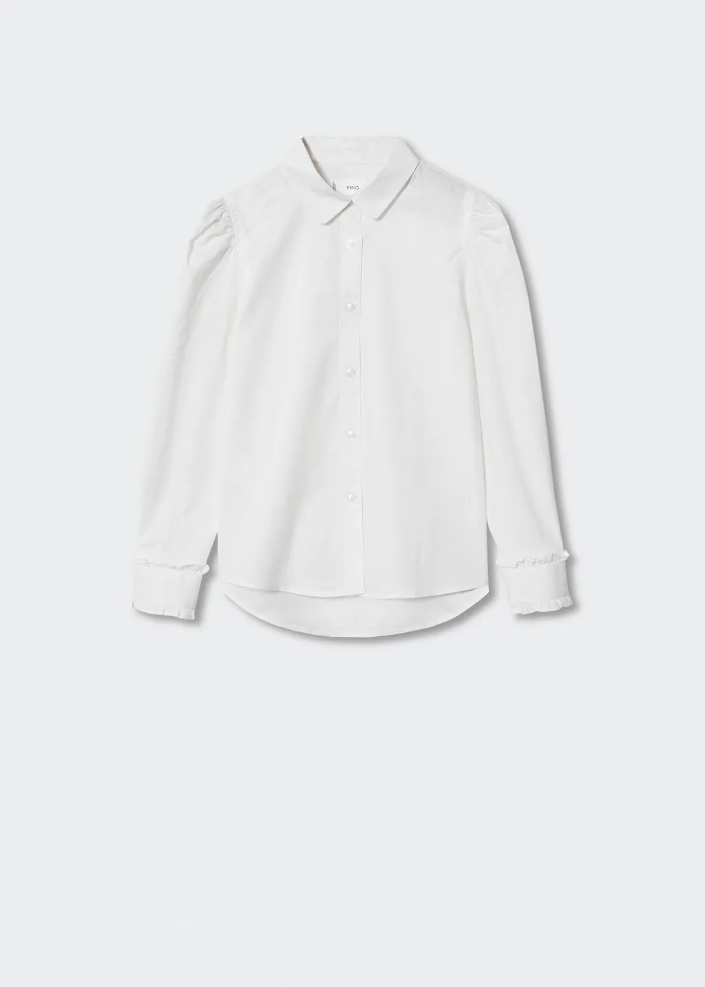 Camicia cotone maniche a palloncino
