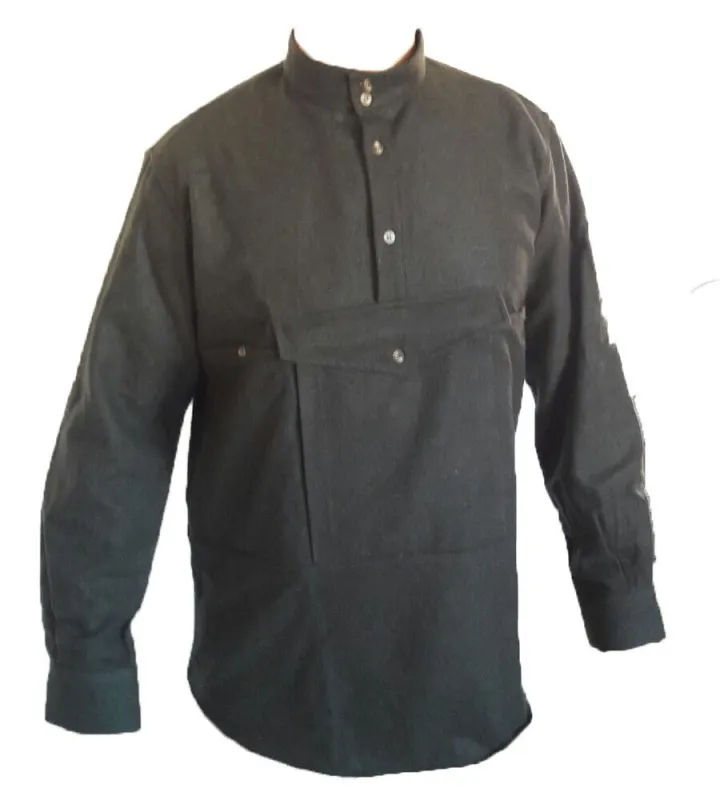 Camicia loden con tascone
