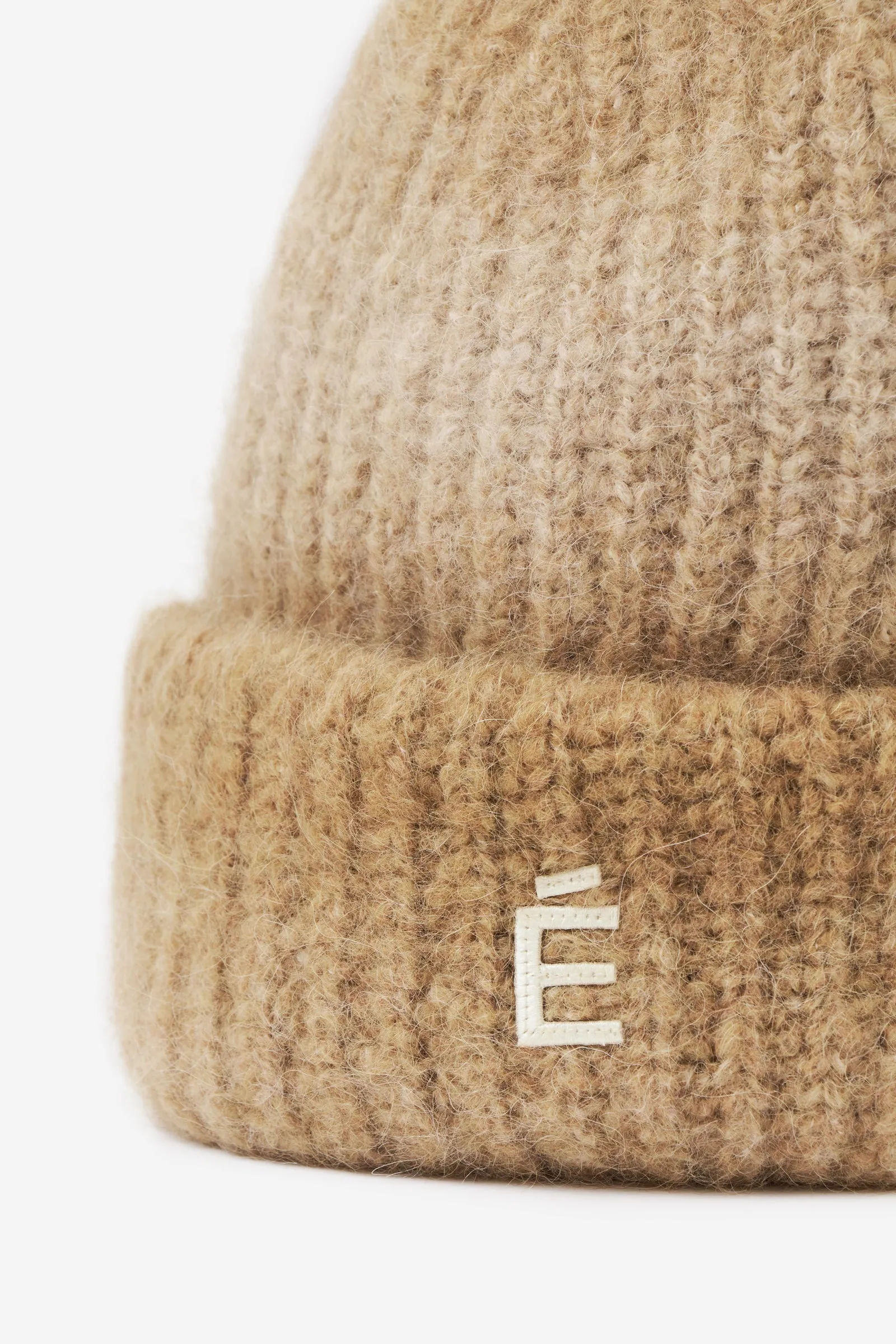 Cappello ALPACA BEANIE in lana ocra