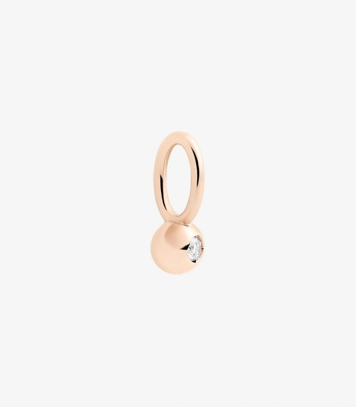 Ciondolo Dodo Bollicine Oro Rosa e Diamante Bianco