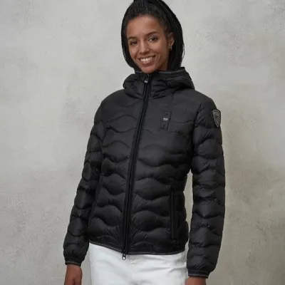 COD. 33 PIUMINO BLAUER A ONDE COLORI MODA CAMELIA
