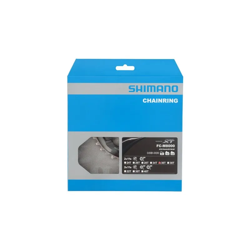 Corona Shimano XT 2x11 velocità FC-M8000 36T (BC)