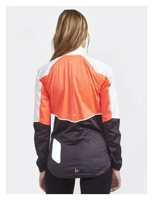 Craft ADV Bike Hydro Lumen Waterproof Jacket Coral Black Donna