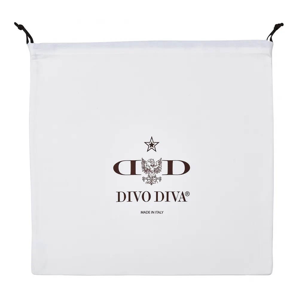 Divo Diva - San Remo - Marrone Scuro - Borsa in Pelle - Made in Italy - Life is a Game Collection - Alta Qualità Luxury