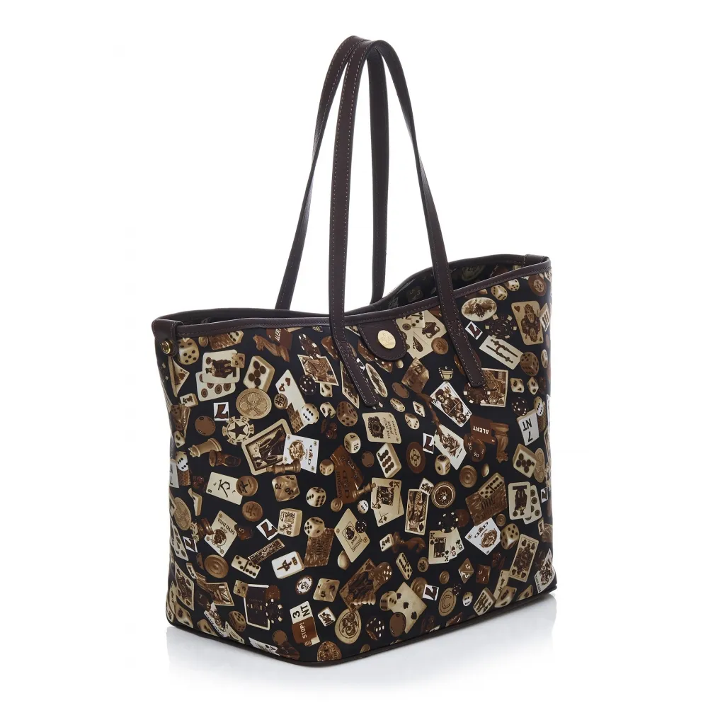 Divo Diva - San Remo - Marrone Scuro - Borsa in Pelle - Made in Italy - Life is a Game Collection - Alta Qualità Luxury