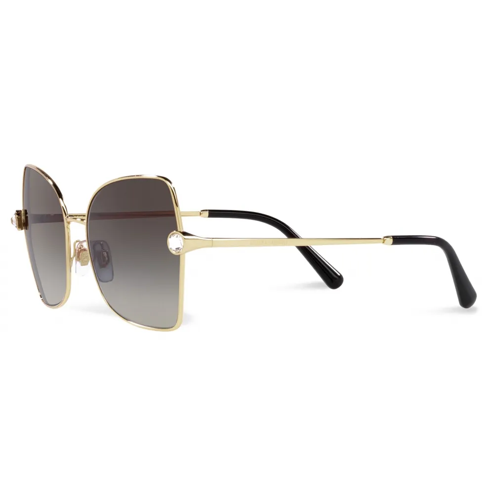 Dolce & Gabbana - Occhiale da Sole DG Crystal - Oro - Dolce & Gabbana Eyewear
