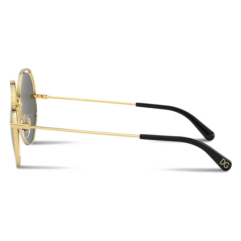 Dolce & Gabbana - Occhiale da Sole Slim - Oro - Dolce & Gabbana Eyewear