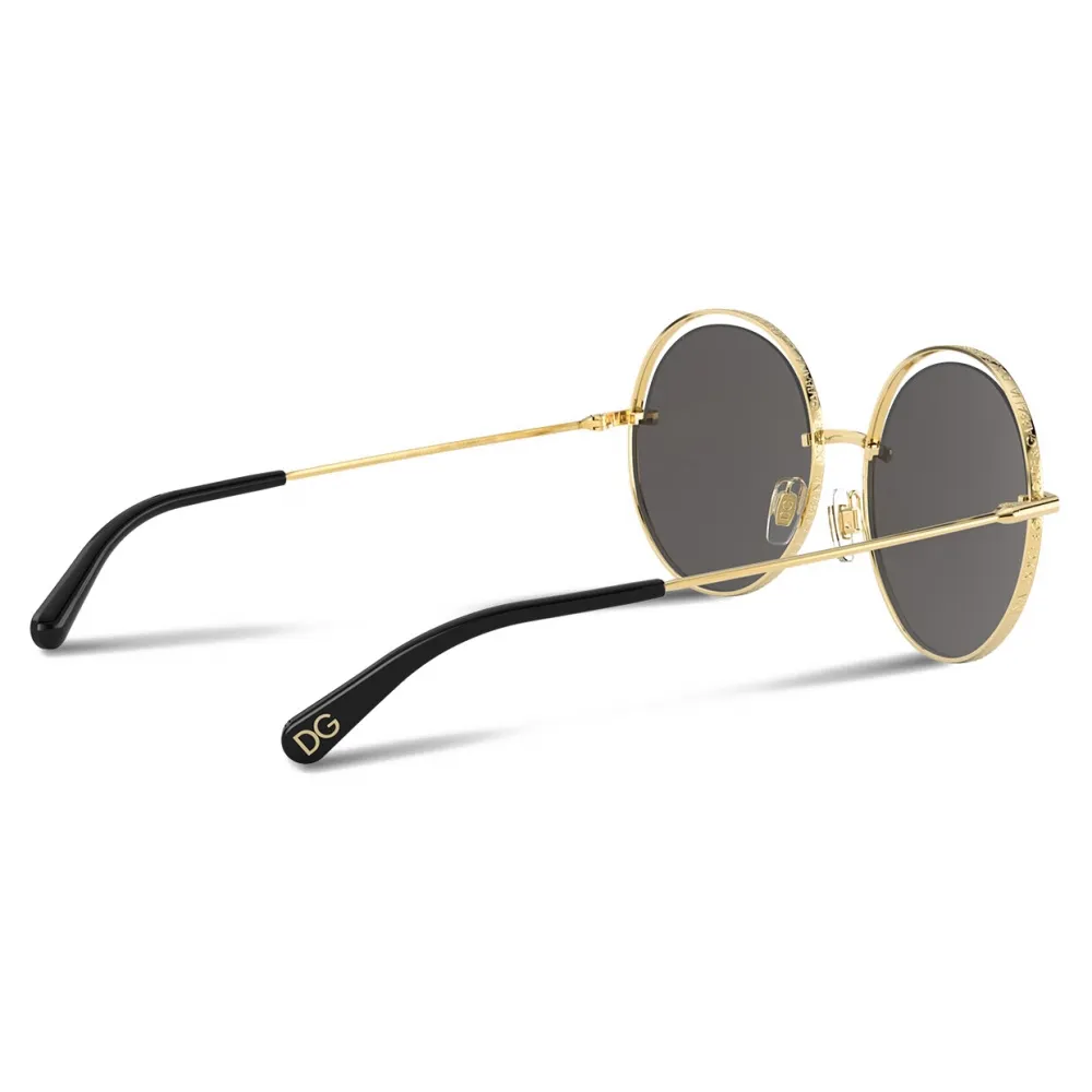 Dolce & Gabbana - Occhiale da Sole Slim - Oro - Dolce & Gabbana Eyewear