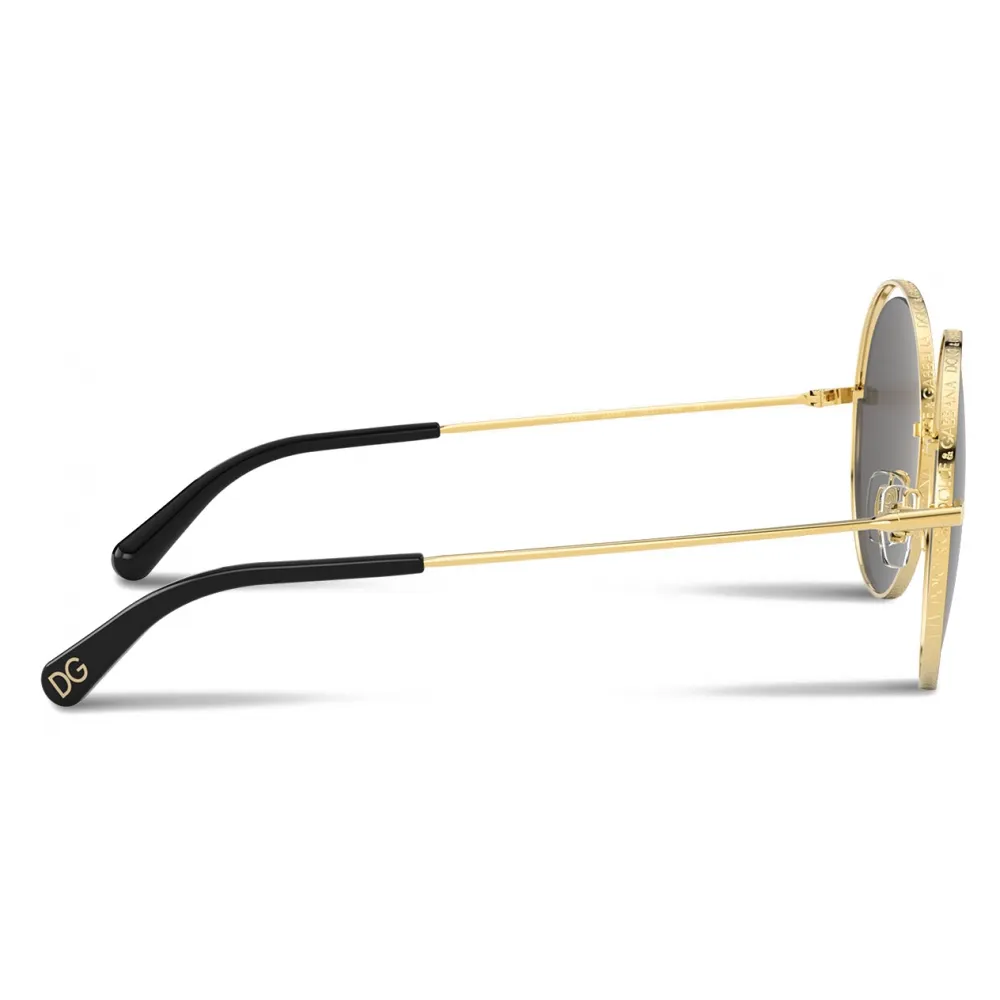 Dolce & Gabbana - Occhiale da Sole Slim - Oro - Dolce & Gabbana Eyewear