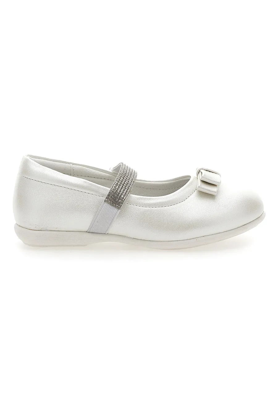   ENERGY Ballerine Bianco Perlato Con Strass Energy 522