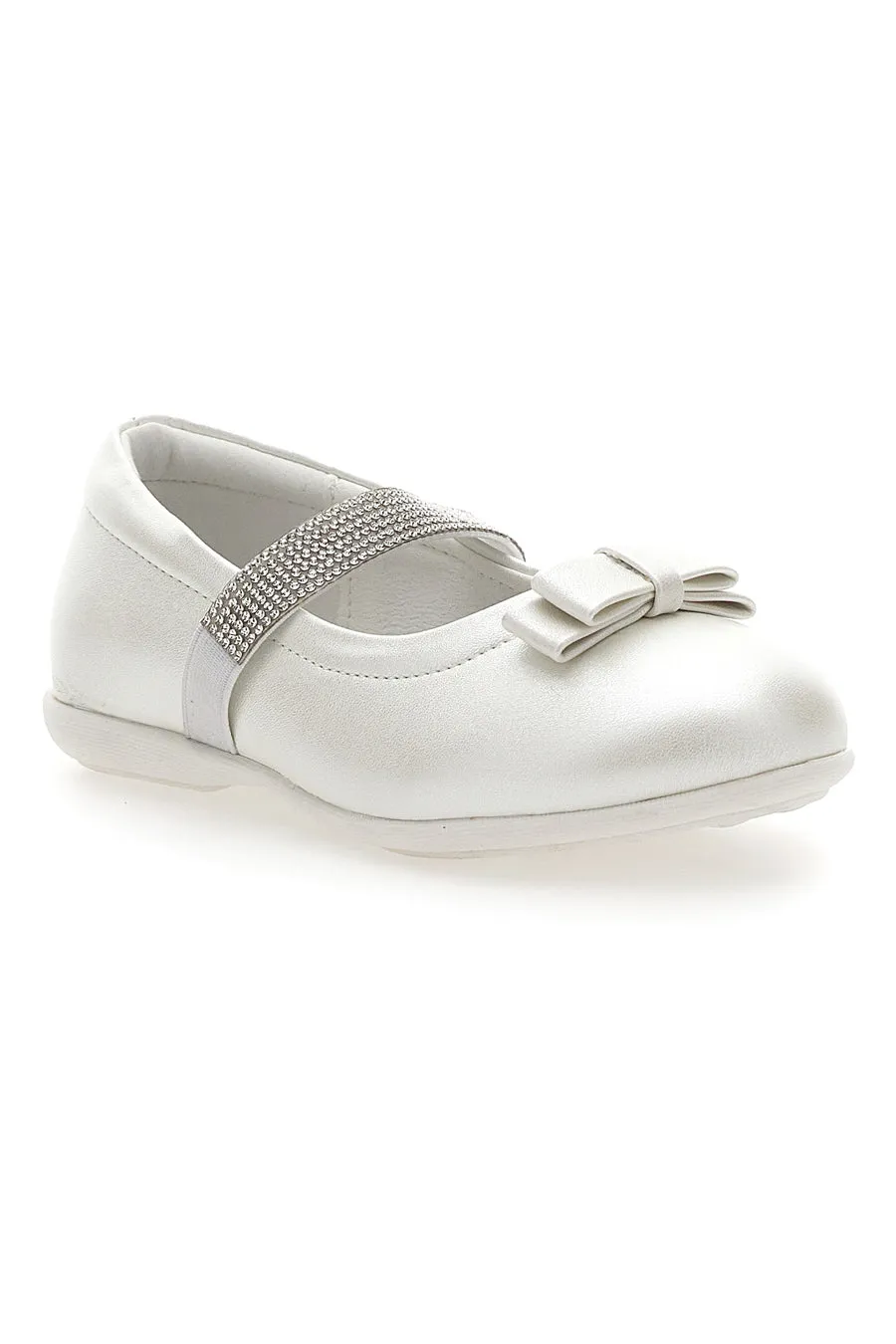   ENERGY Ballerine Bianco Perlato Con Strass Energy 522