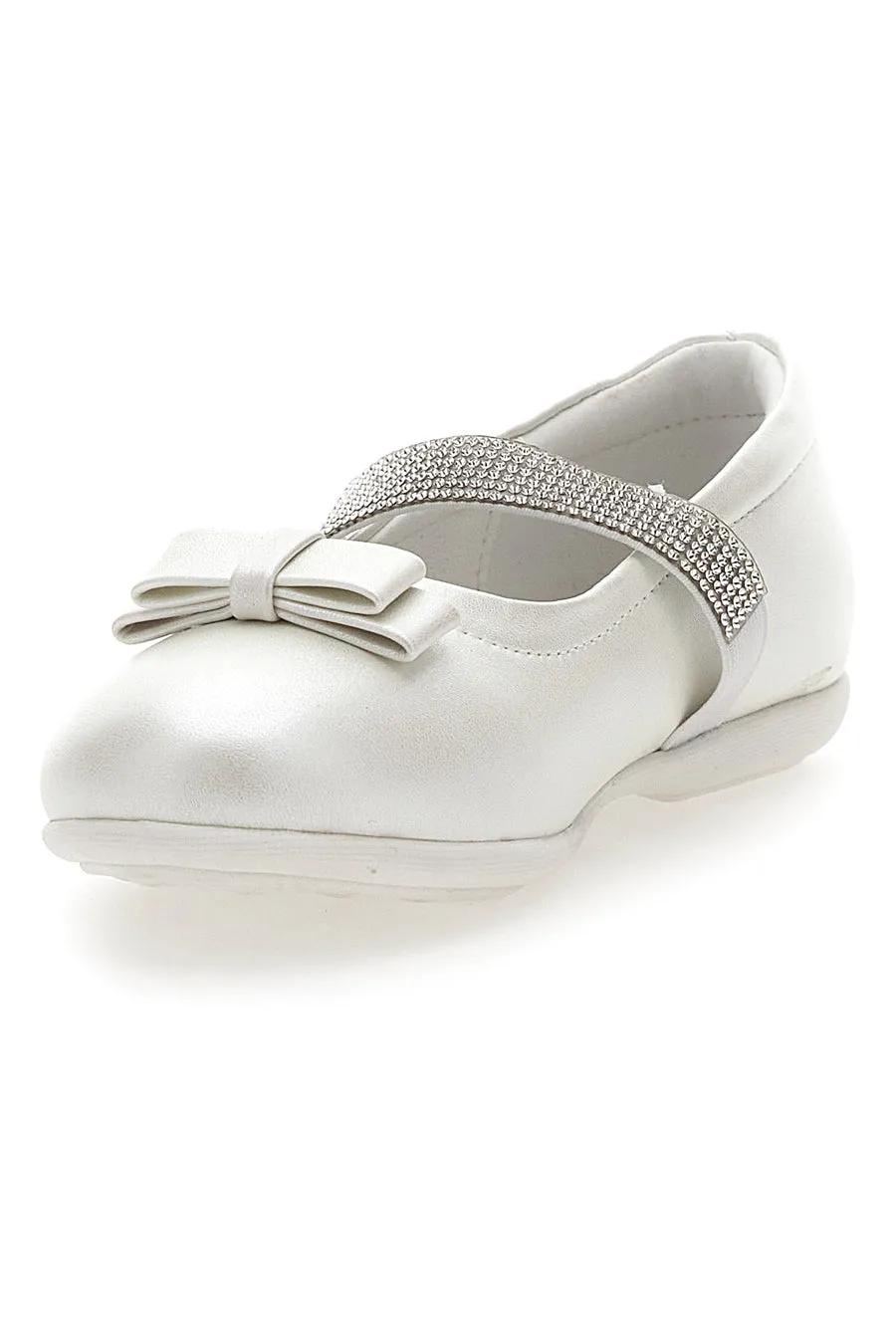   ENERGY Ballerine Bianco Perlato Con Strass Energy 522