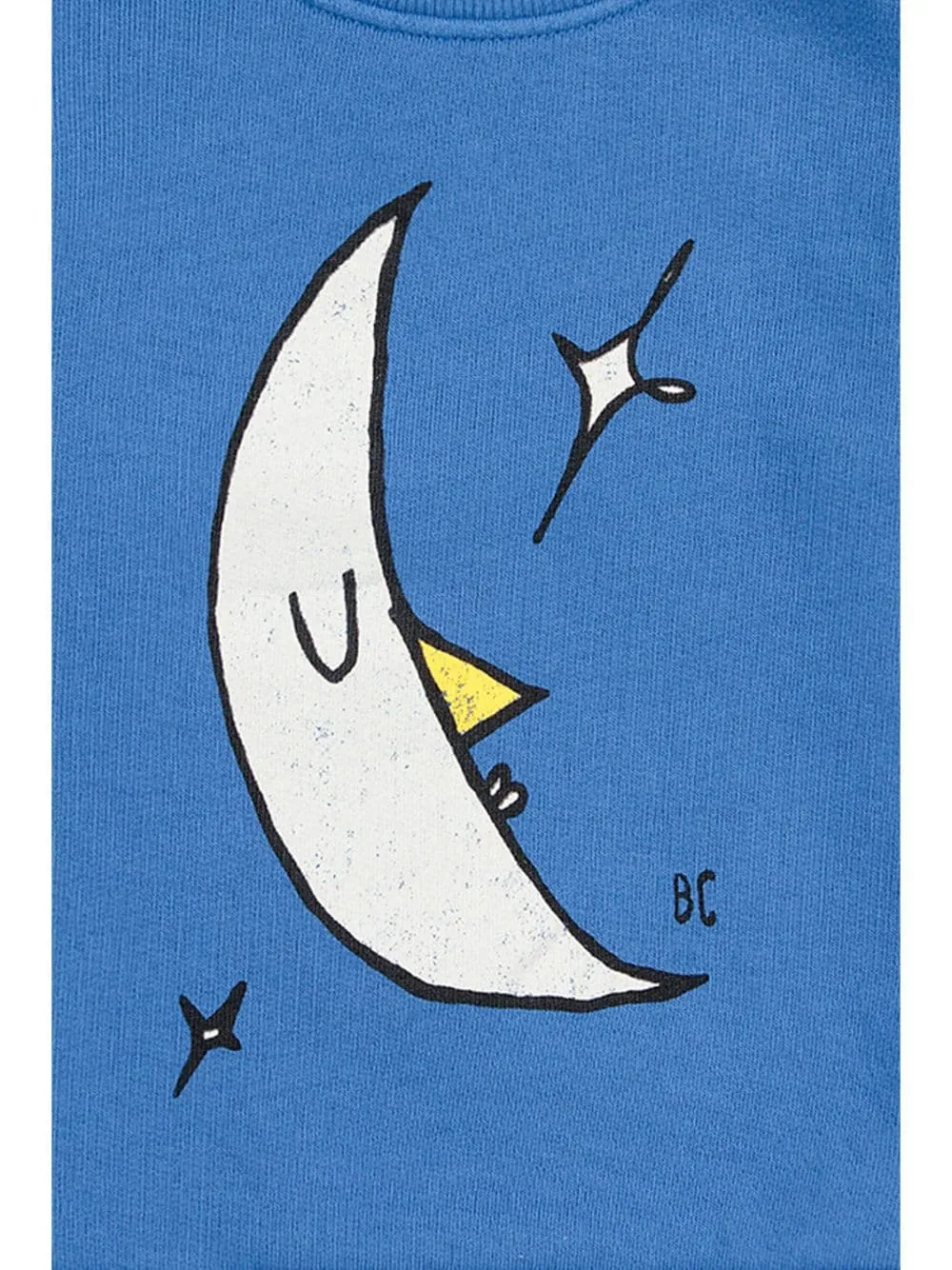 Felpa blu per neonati Baby Beneath The Moon Bobo Choses