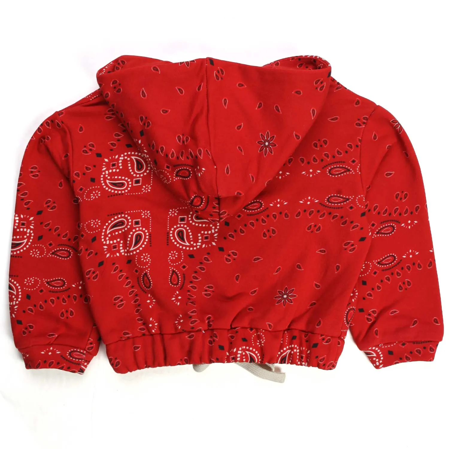 Felpa Mandala Rossa Bambina E Teenager