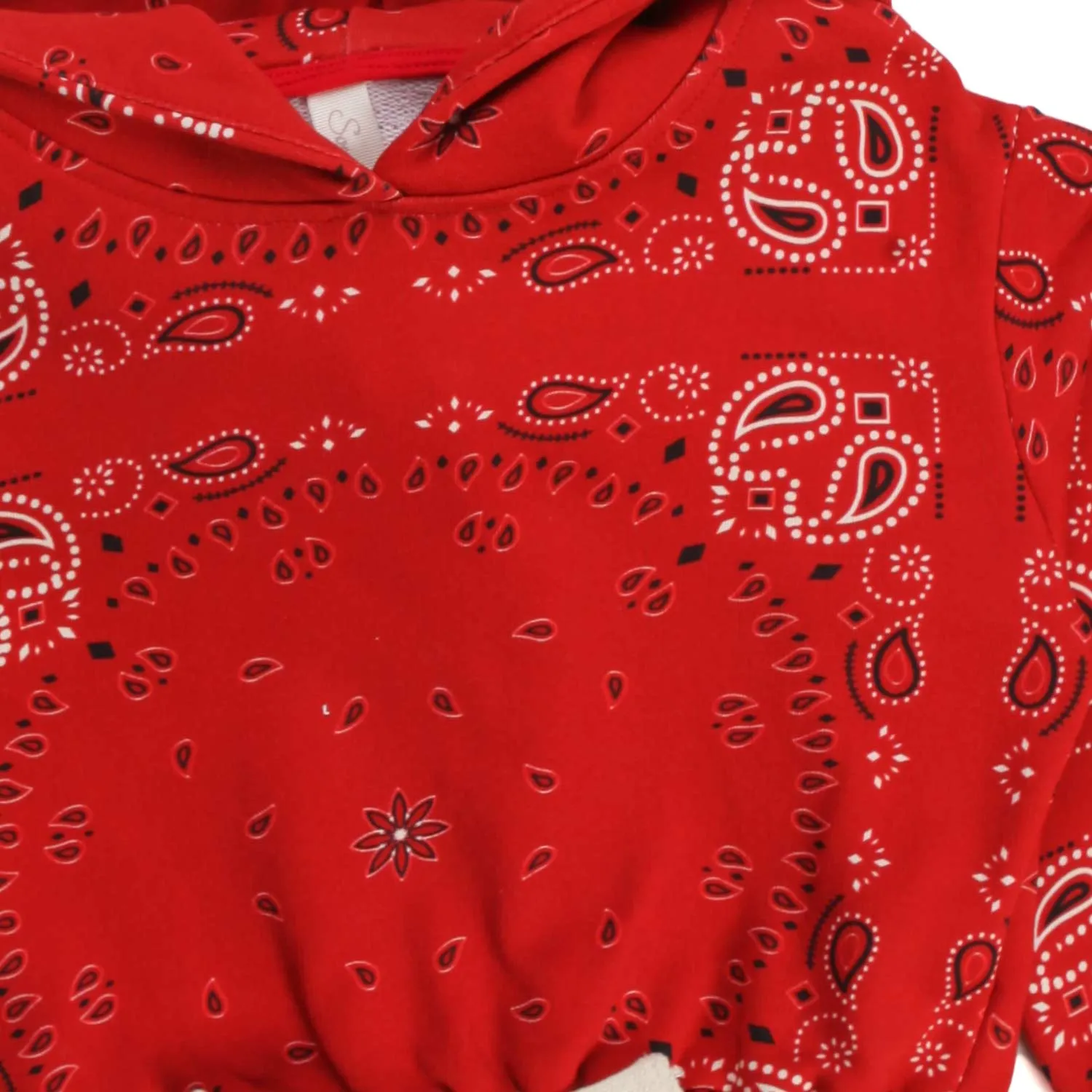 Felpa Mandala Rossa Bambina E Teenager