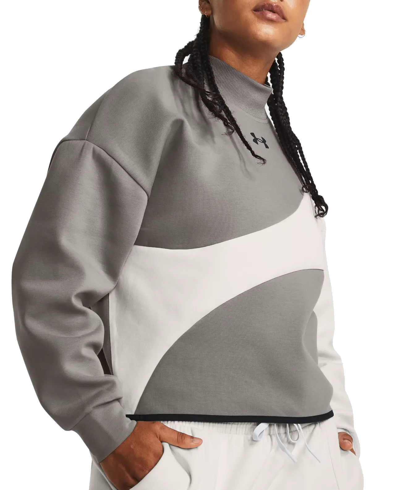 Felpe Under Armour Unstoppable Fleece Crop Crew