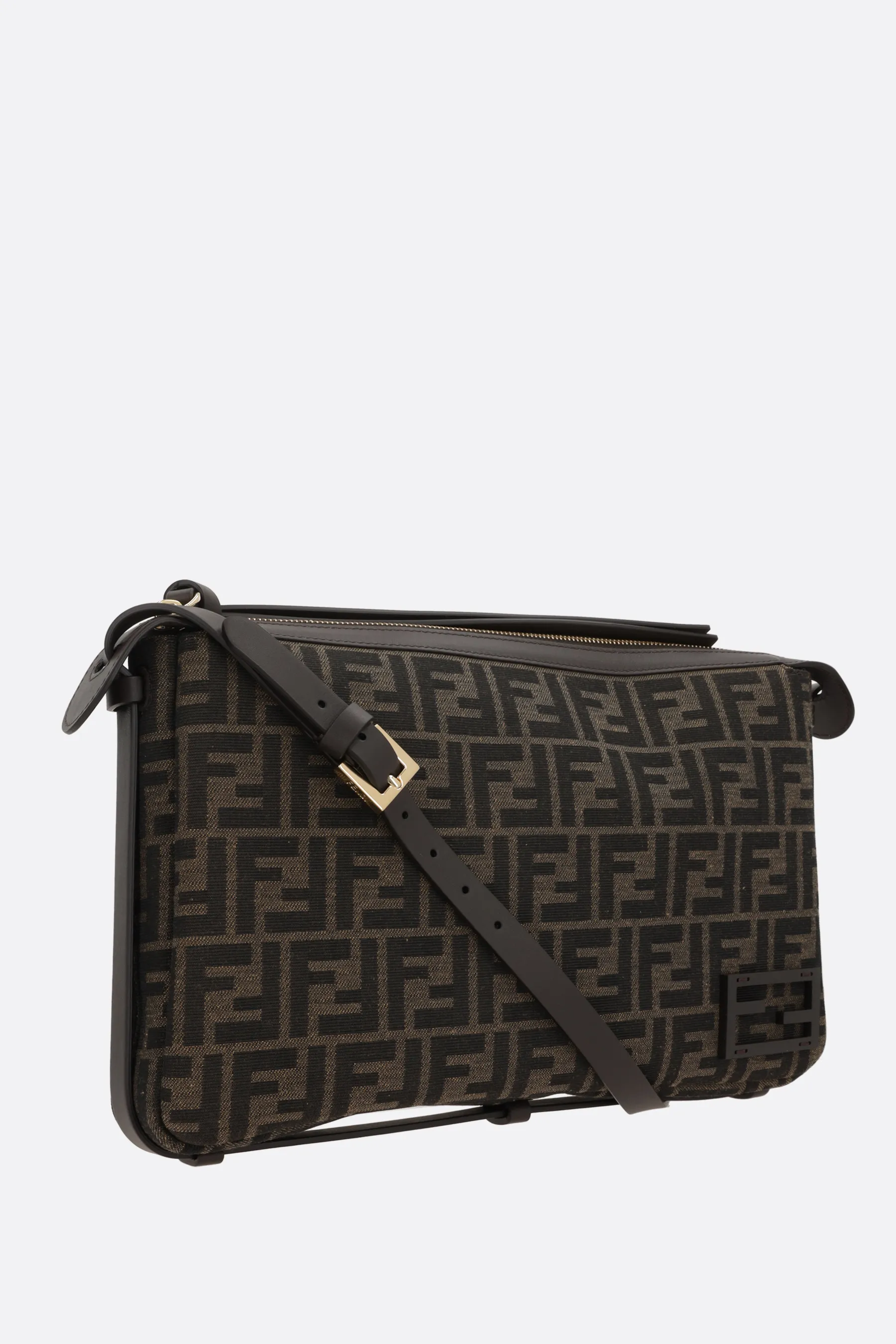  FENDI borsa Simply Fendi media in tessuto FF 