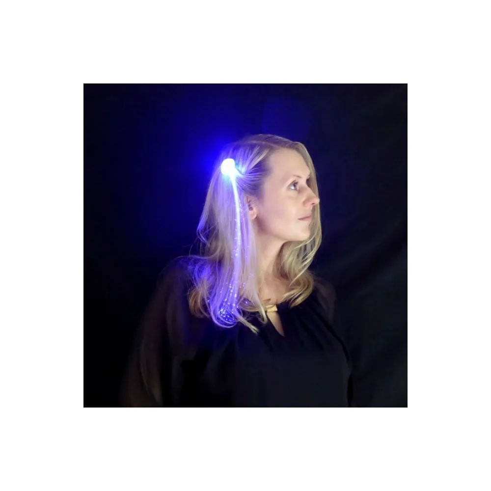 Fermaglio Extension Blu Fibra di Vetro Misura: 35 cm Glow Led
