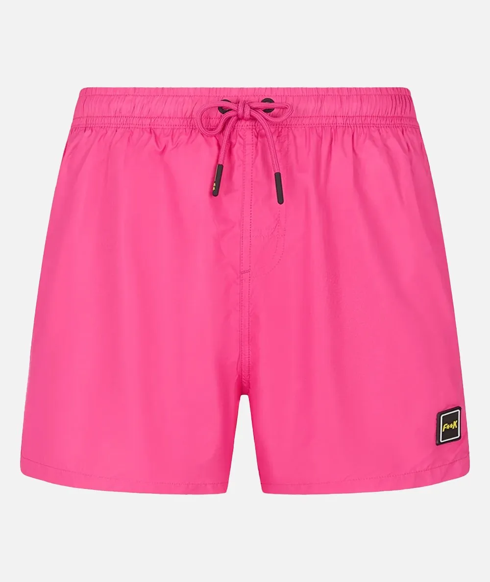 F**K UOMO--Costume da bagno boxer lucido corto