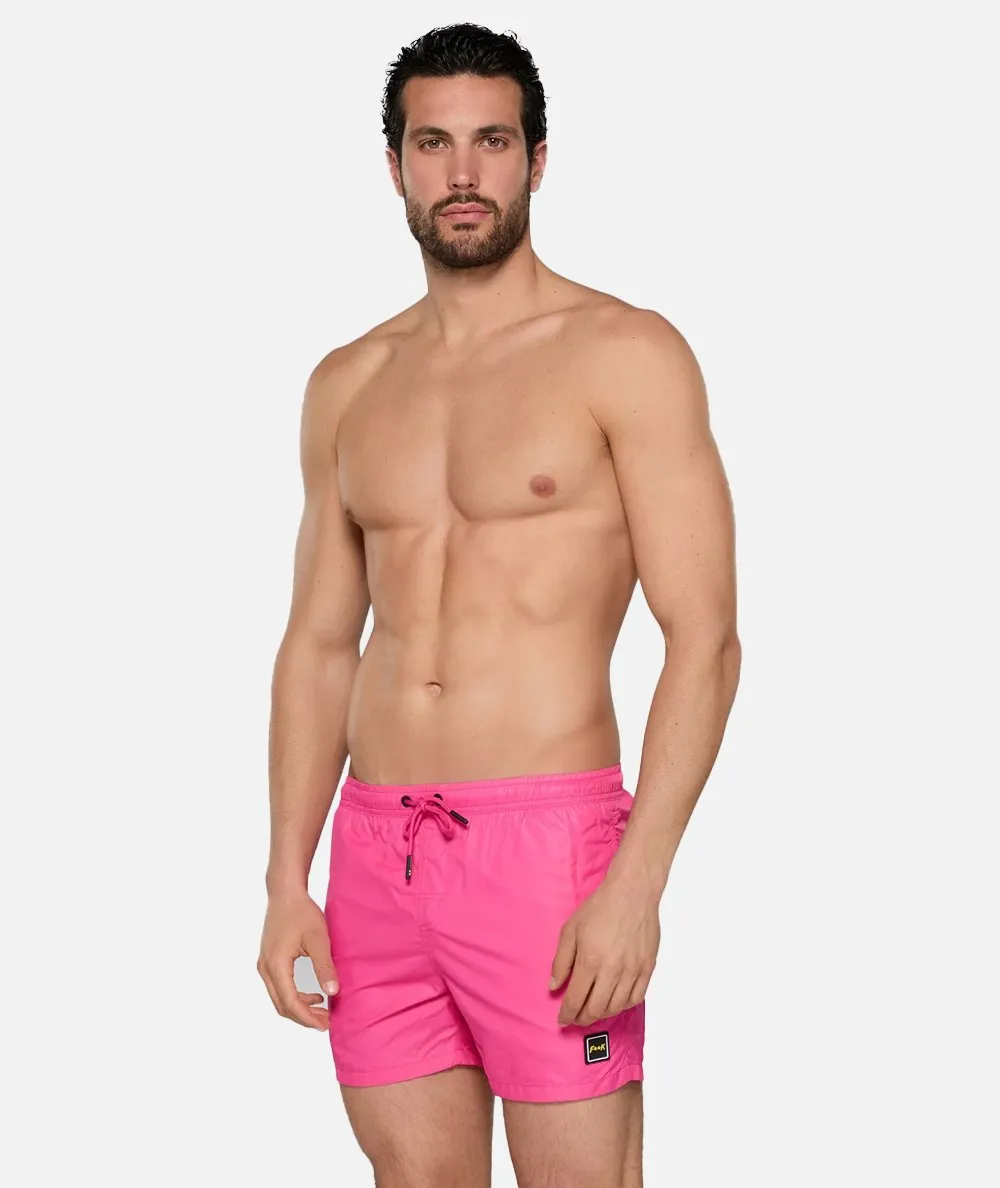 F**K UOMO--Costume da bagno boxer lucido corto
